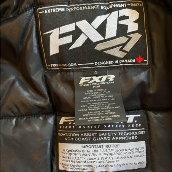 Women’s Size 4 FXR Svalbard Parka - Picture 3 of 8